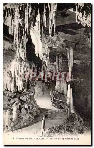 Cartes postales Grottes de Betharram entree de la grande salle