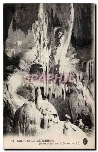 Ansichtskarte AK Grottes de Betharram Jeanne d arc sur le bucher