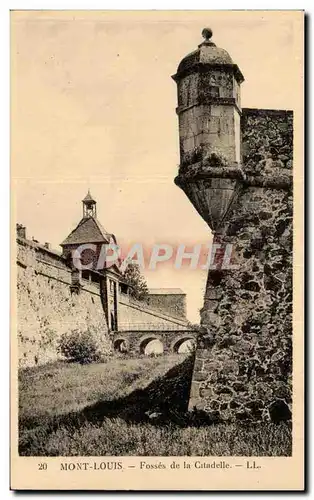 Cartes postales Mont Louis Fosses de la citadelle