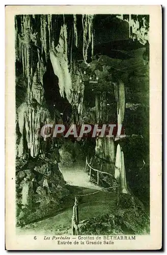 Cartes postales Grottes de Betharram Entree de la grande salle