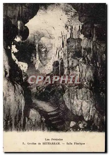 Cartes postales Grottes de Betharram Salle feerique