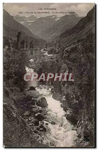 Ansichtskarte AK Route de Gavarnie Le gouffre du chaos