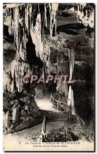 Cartes postales Grottes de Betharram Entree de la grande salle