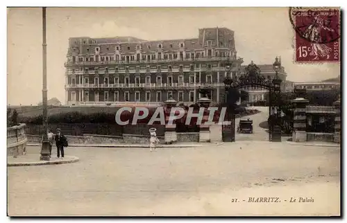 Cartes postales Biarritz Le palais