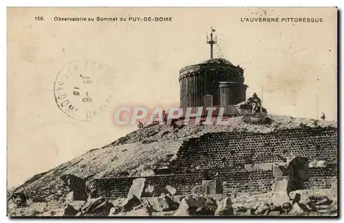 Cartes postales Auvergne Observatoire du Puy de Dome