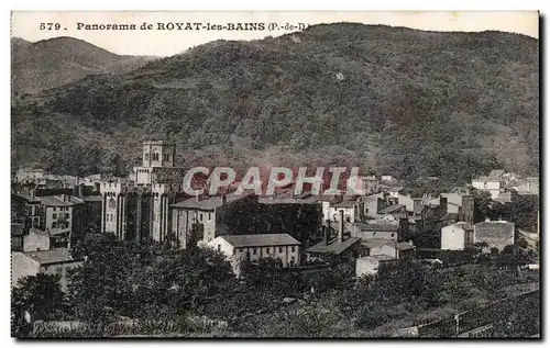 Cartes postales Auvergne Panorama de Royat les Bains