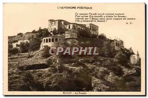 Cartes postales Auvergne Royat Le paradis