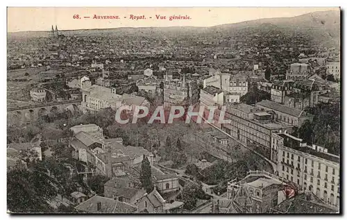 Ansichtskarte AK Auvergne Royat Vue generale