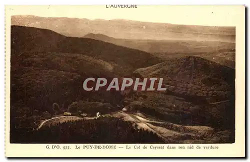 Ansichtskarte AK Auvergne Puy de Dome Le col de Ceyssat dans son nid de verdure