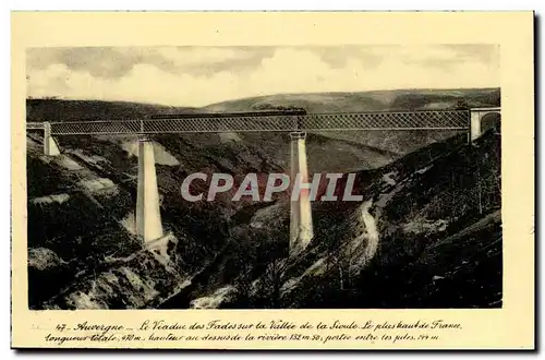 Ansichtskarte AK Auvergne Le viaduc des Fades