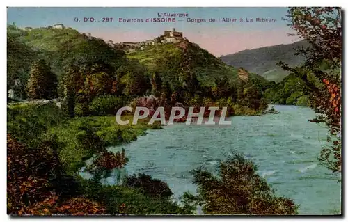 Ansichtskarte AK Auvergne Environs de Issoire Gorges de l Allier a la Rbeyre