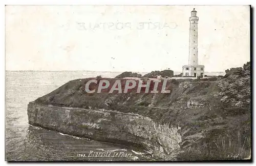 Ansichtskarte AK Biarritz Le phare Lighthouse