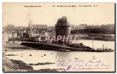 Cartes postales St Servan sur Mer Vue generale