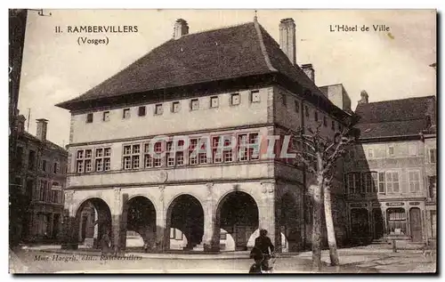 Cartes postales Rambervilliers L hotel de ville