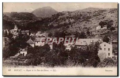 Cartes postales Auvergne Royat et le Puy de Dome