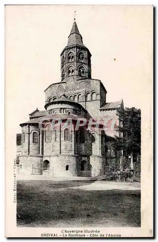 Cartes postales Orcival La basilique Cote de l abside