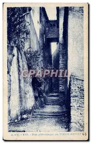 Ansichtskarte AK Auvergne Rue pittoresque du vieux Royat