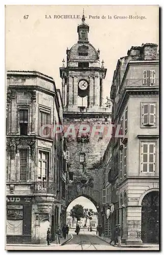 Cartes postales La Rochelle Porte de la grosse horloge