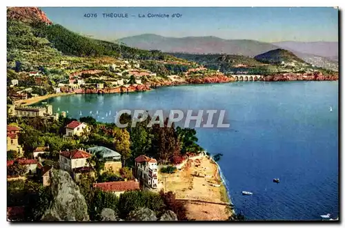 Cartes postales Theoule La corniche d or