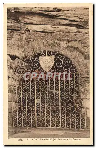 Cartes postales Mont St Odile La source