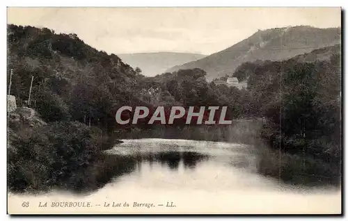 Cartes postales La Bourboule Le lac du barrage