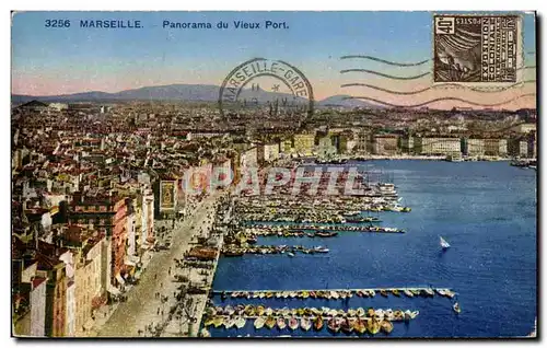 Cartes postales Marseille Panorama du vieux port