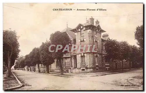 Cartes postales Chateaudun Avenue Florent d Illiers