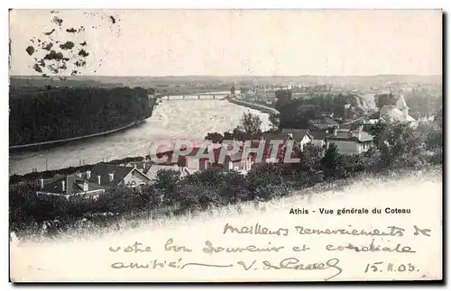 Cartes postales Athis Vue generale du coteau