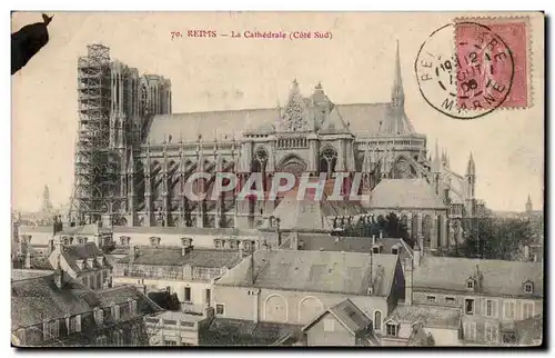 Cartes postales Reims La cathedrale