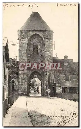 Cartes postales Moret sur Loing Porte de Bourgogne