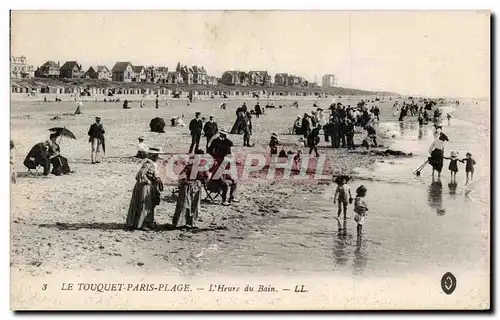 Ansichtskarte AK Le Touquet Paris Plage L heure du bain