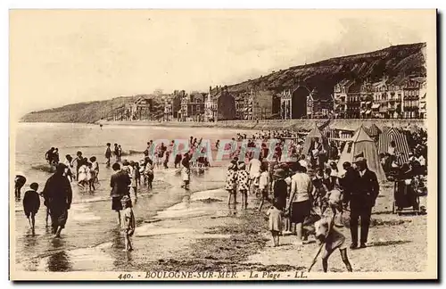 Cartes postales Boulogne sur Mer La plage