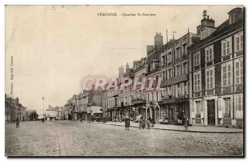 Ansichtskarte AK Peronne Quartier St Sauveur