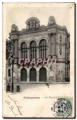 Ansichtskarte AK Chateauroux Le theatre