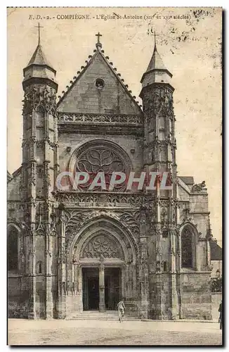 Ansichtskarte AK Compiegne Eglise St Antoine