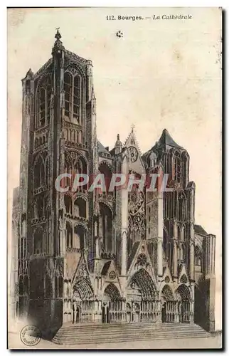 Cartes postales Bourges La cathedrale