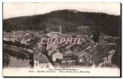 Cartes postales Raon l etape Rive droite de la Meurthe