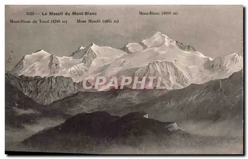 Cartes postales Massif du Mont Blanc