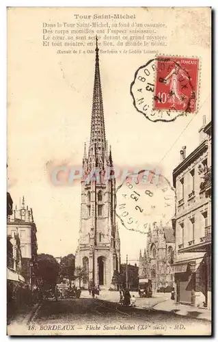 Cartes postales Bordeaux Fleche Saint Michel