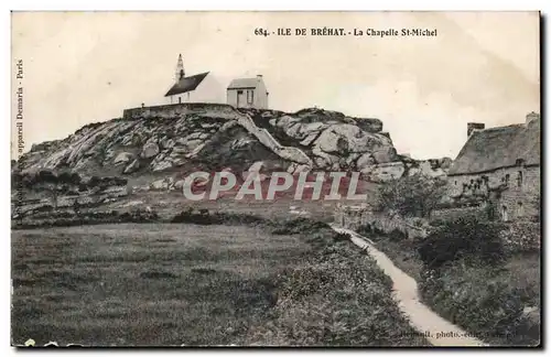 Cartes postales Environs de Paimpol Ile de Brehat la chapelle St Michel