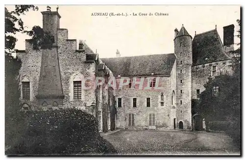 Cartes postales Auneau La cour du chateau