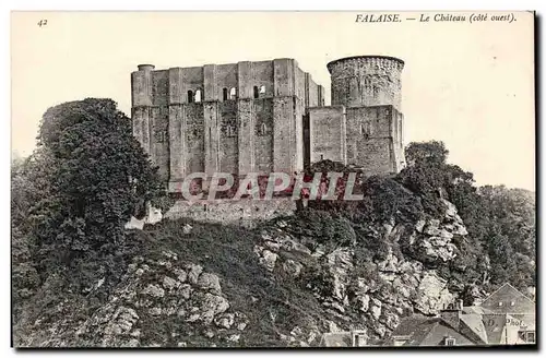 Cartes postales Falaise Le chateau