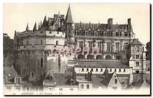 Cartes postales Amboise Le chateau