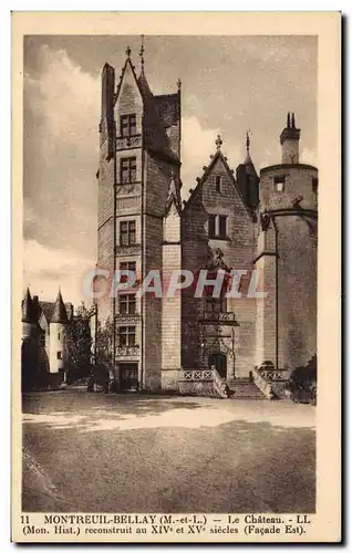 Cartes postales Montreuil Bellay Le chateau