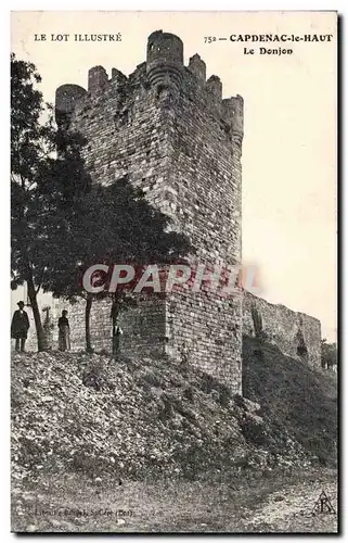 Cartes postales Capdenac le Haut Le donjon