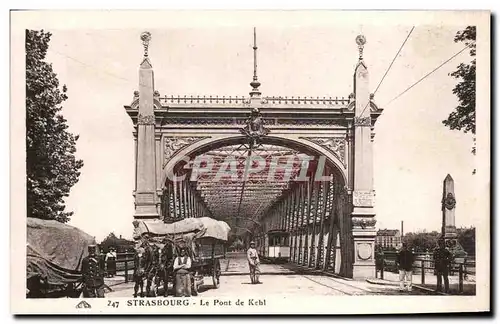 Cartes postales Strasbourg Le pont de Kehl