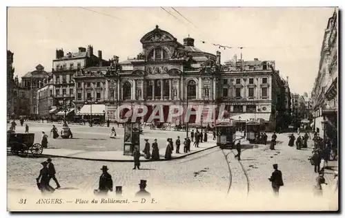 Cartes postales Angers place du Ralliement