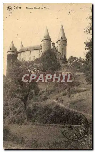 Ansichtskarte AK Celles Chateau feodal de Veve