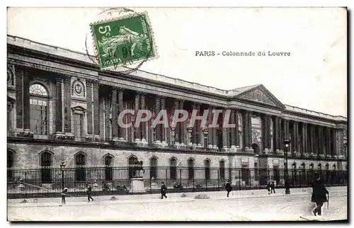 Ansichtskarte AK Paris Colonnade du Louvre