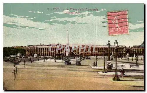 Cartes postales Paris Place de la Concorde